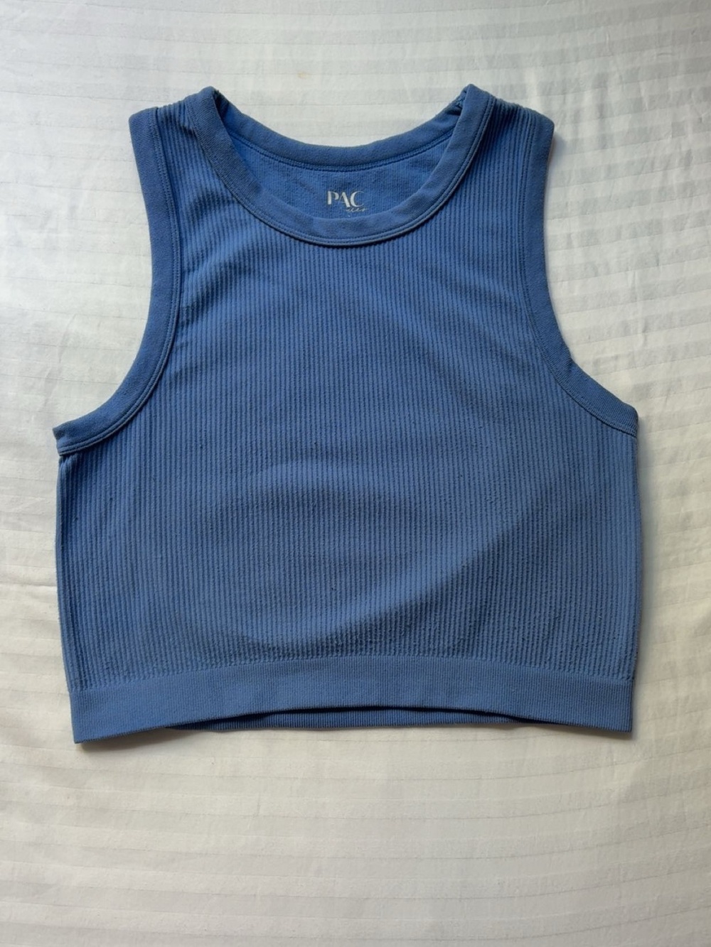 PacSun Periwinkle Ribbed Crop Tank